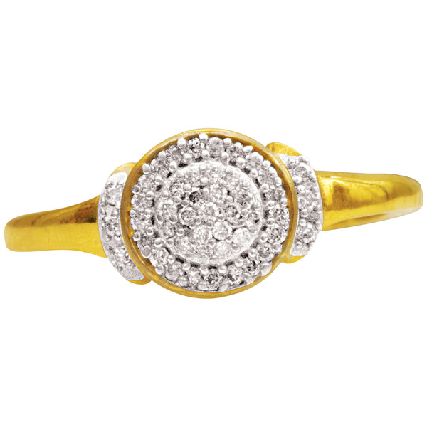 14K Hallmarked Gold | Natural Diamond Ladies Ring 4LRAA561