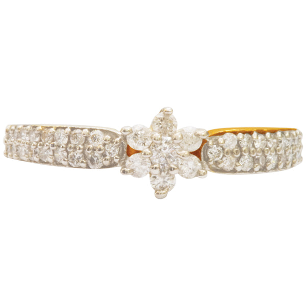 14K Hallmarked Gold | Natural Diamond Ladies Ring 4LRAA604