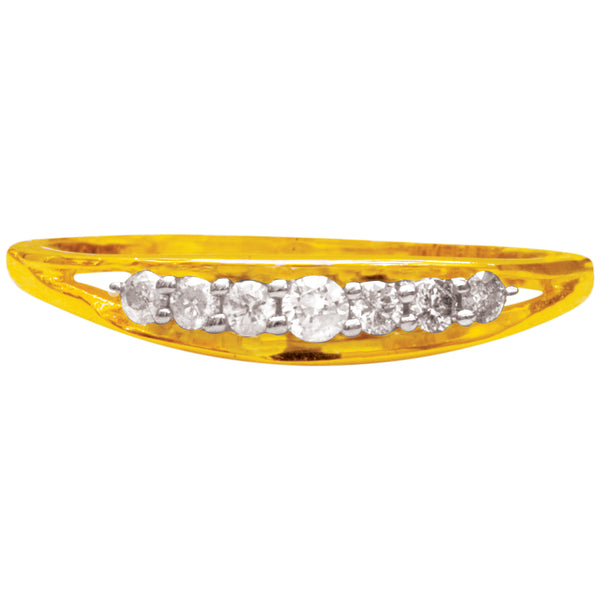 14K Hallmarked Gold | Natural Diamond Ladies Ring 4LRAA616