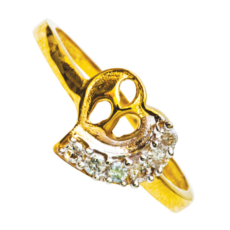 14K Hallmarked Gold | Natural Diamond Ladies Ring 4LRAA672