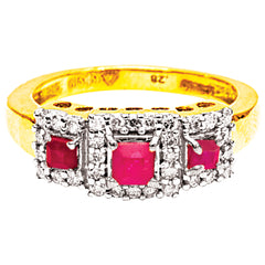14K Hallmarked Gold | Natural Diamond Ladies Ring 4LRAA726