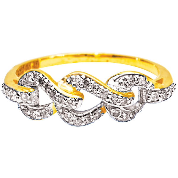 14K Hallmarked Gold | Natural Diamond Ladies Ring 4LRAA729