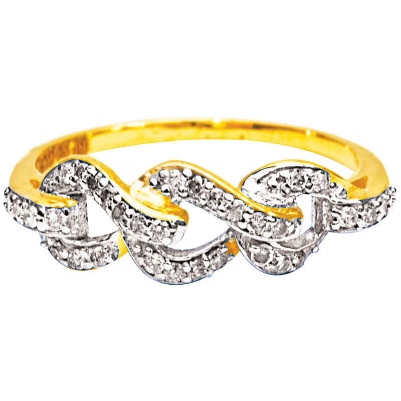 14K Hallmarked Gold | Natural Diamond Ladies Ring 4LRAA729