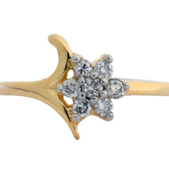 14K Hallmarked Gold | Natural Diamond Ladies Ring 4LRAA731