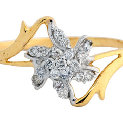 14K Hallmarked Gold | Natural Diamond Ladies Ring 4LRAA737