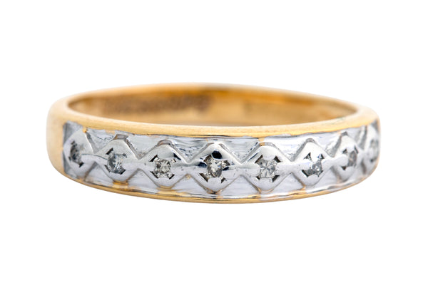 14K Hallmarked Gold | Natural Diamond Ladies Ring 4LRAA765