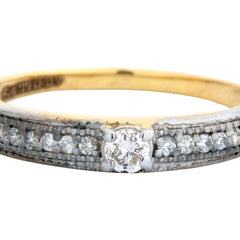 14K Hallmarked Gold | Natural Diamond Ladies Ring 4LRAA769A