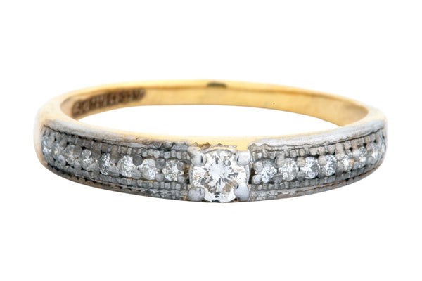14K Hallmarked Gold | Natural Diamond Ladies Ring 4LRAA769A