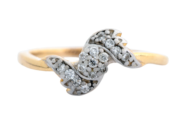 14K Hallmarked Gold | Natural Diamond Ladies Ring 4LRAA799