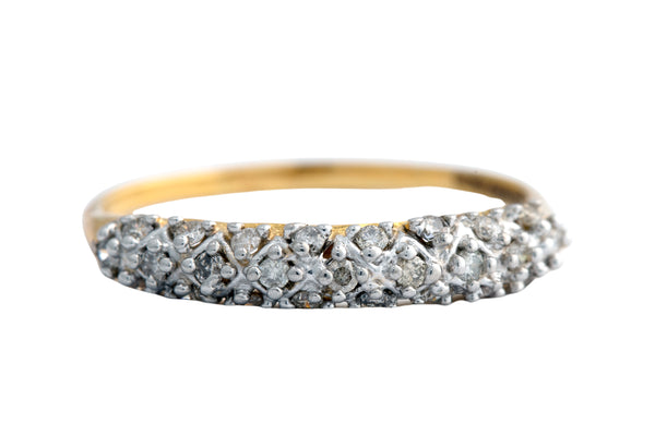 14K Hallmarked Gold | Natural Diamond Ladies Ring 4LRAA825