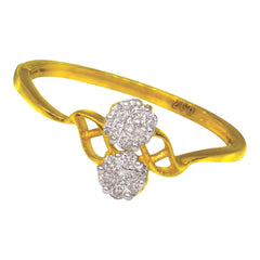 14K Hallmarked Gold | Natural Diamond Ladies Ring 4LRAA840