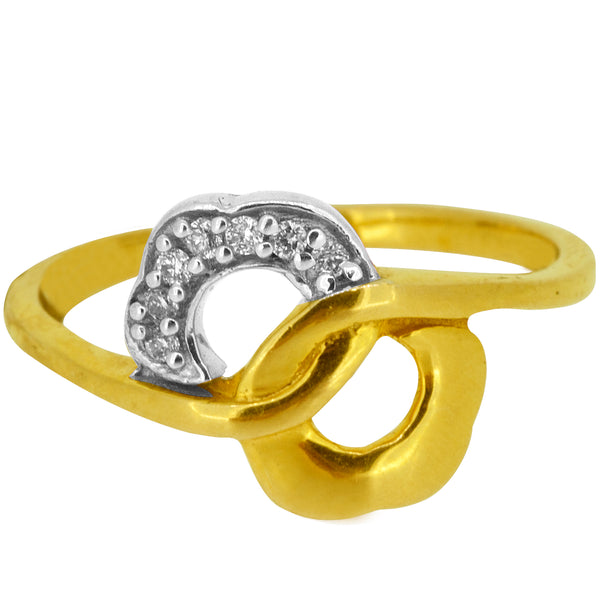 14K Hallmarked Gold | Natural Diamond Ladies Ring 4LRAB185