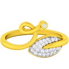 14K Hallmarked Gold | Natural Diamond Ladies Ring 4LRAB188