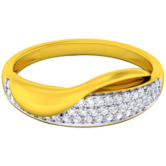 14K Hallmarked Gold | Natural Diamond Ladies Ring 4LRAB196