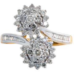 18K Hallmarked Gold | Natural Diamond Ladies Ring LRG638
