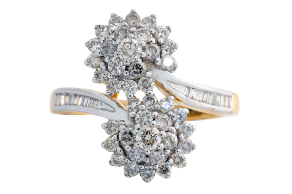 18K Hallmarked Gold | Natural Diamond Ladies Ring LRG638