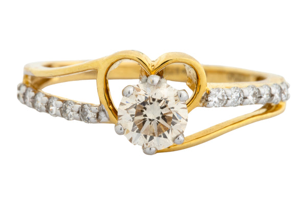 14K Hallmarked Gold | Lab Grown Diamond Ladies Ring 4LRSJ007