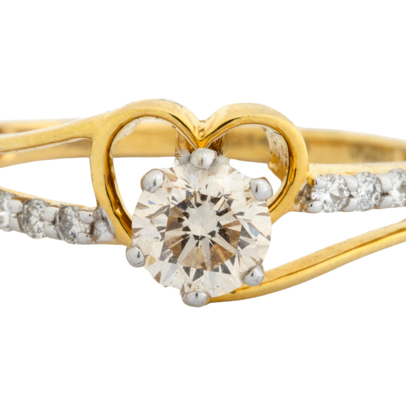 14K Hallmarked Gold | Lab Grown Diamond Ladies Ring 4LRSJ007