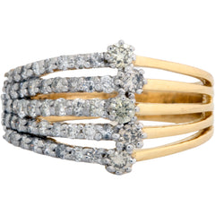 14K Hallmarked Gold | Lab Grown Diamond Ladies Ring 4LRSJ018