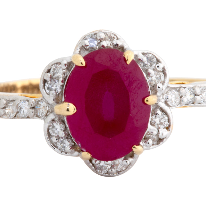 14K Hallmarked Gold | Natural Diamond Ladies Ring 4LRSJ031