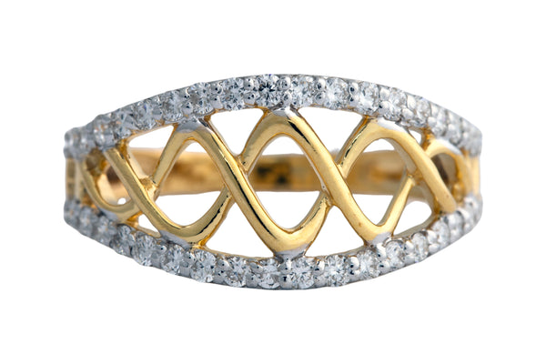 14K Hallmarked Gold | Lab Grown Diamond Ladies Ring 4LRSJ036
