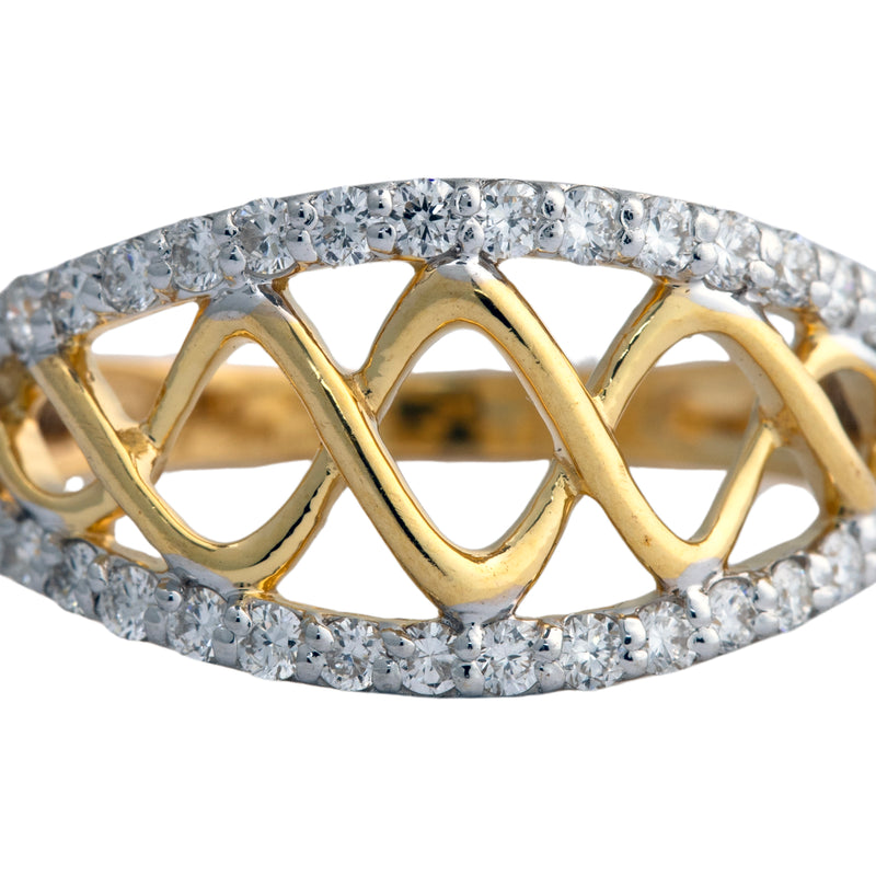 14K Hallmarked Gold | Lab Grown Diamond Ladies Ring 4LRSJ036