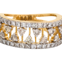 14K Hallmarked Gold | Lab Grown Diamond Ladies Ring 4LRSJ039