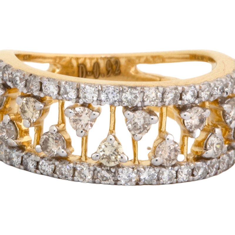 14K Hallmarked Gold | Lab Grown Diamond Ladies Ring 4LRSJ039