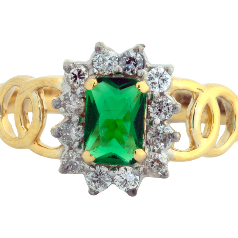 14K Hallmarked Gold | Natural Diamond Ladies Ring 4LRSJ041