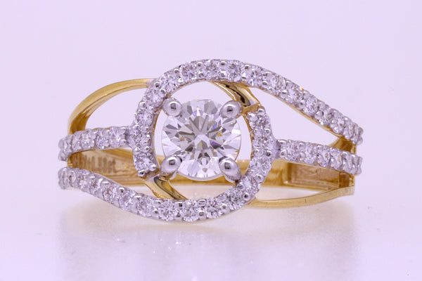14K Hallmarked Gold | Lab Grown Diamond Ladies Ring 4LRSJ055A