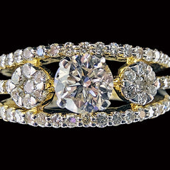 14K Hallmarked Gold | Lab Grown Diamond Ladies Ring 4LRSJ056A