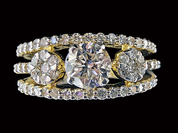 14K Hallmarked Gold | Lab Grown Diamond Ladies Ring 4LRSJ056A