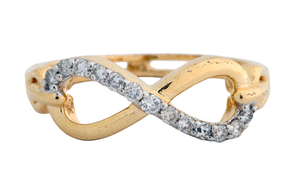 14K Hallmarked Gold | Natural Diamond Ladies Ring 4LRSJ069