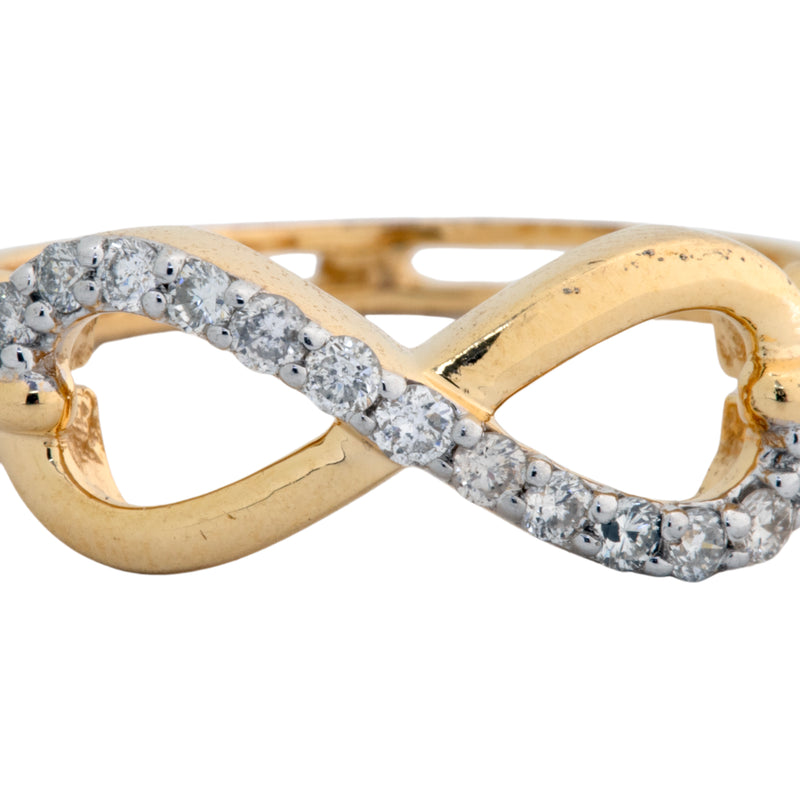 14K Hallmarked Gold | Natural Diamond Ladies Ring 4LRSJ069