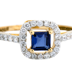 14K Hallmarked Gold | Natural Diamond Ladies Ring 4LRSJ088