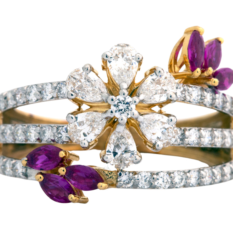 14K Hallmarked Gold | Lab Grown Diamond Ladies Ring 4LRSJ1004