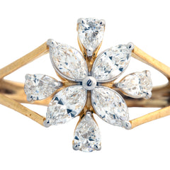 14K Hallmarked Gold | Lab Grown Diamond Ladies Ring 4LRSJ1006