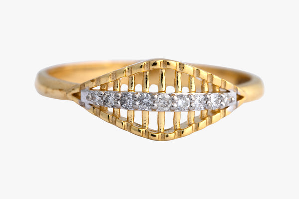 14K Hallmarked Gold | Natural Diamond Ladies Ring 4LRSJ1015
