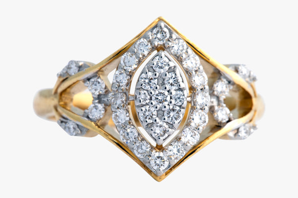 14K Hallmarked Gold | Lab Grown Diamond Ladies Ring 4LRSJ1017