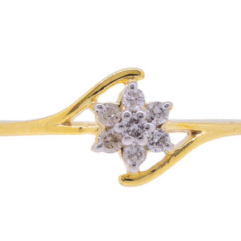 14K Hallmarked Gold | Natural Diamond Ladies Ring 4LRSJ101