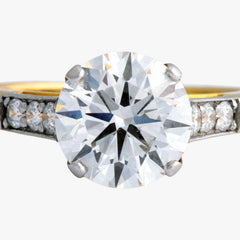18K Hallmarked Gold | Lab Grown Diamond Ladies Ring LRSJ1020
