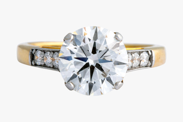 18K Hallmarked Gold | Lab Grown Diamond Ladies Ring LRSJ1020