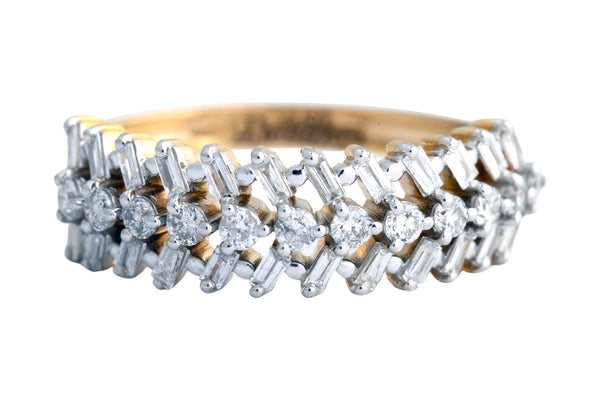 14K Hallmarked Gold | Natural Diamond Ladies Ring 4LRSJ1027