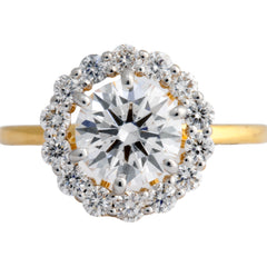 14K Hallmarked Gold | Lab Grown Diamond Ladies Ring 4LRSJ1038