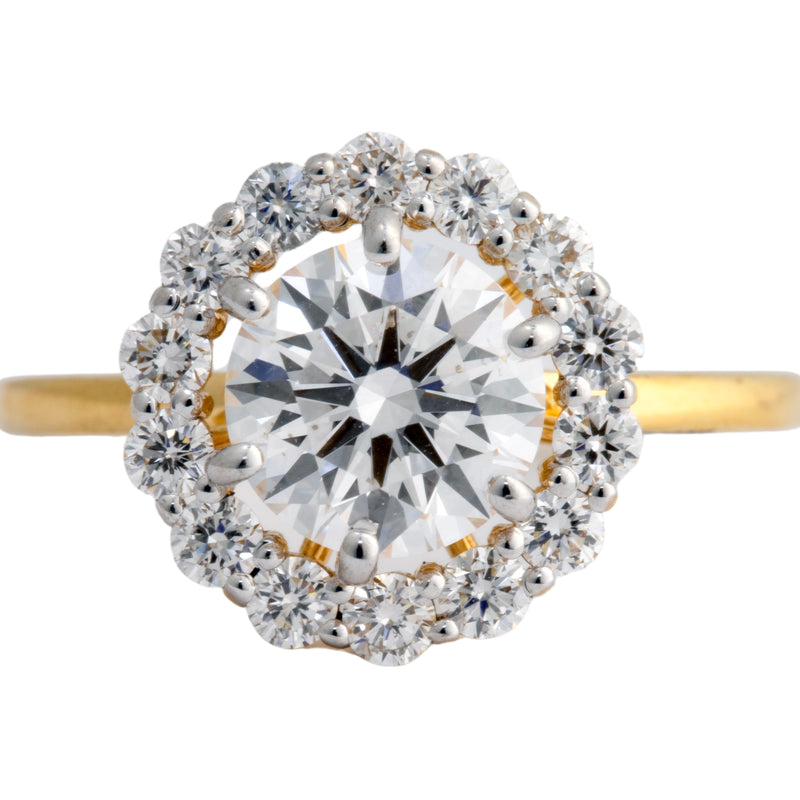14K Hallmarked Gold | Lab Grown Diamond Ladies Ring 4LRSJ1038