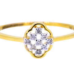 14K Hallmarked Gold | Natural Diamond Ladies Ring 4LRSJ103