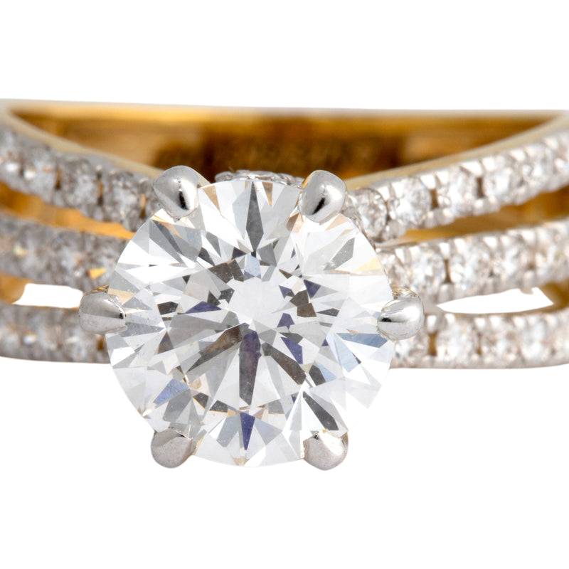 14K Hallmarked Gold | Lab Grown Diamond Ladies Ring 4LRSJ1040