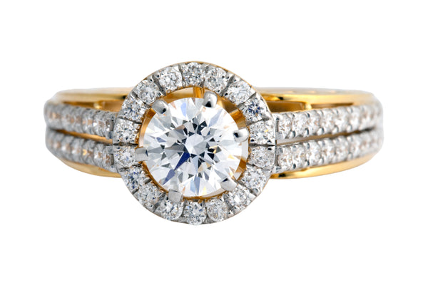 14K Hallmarked Gold | Lab Grown Diamond Ladies Ring 4LRSJ1041