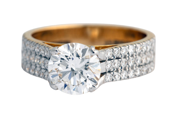 14K Hallmarked Gold | Lab Grown Diamond Ladies Ring 4LRSJ1043