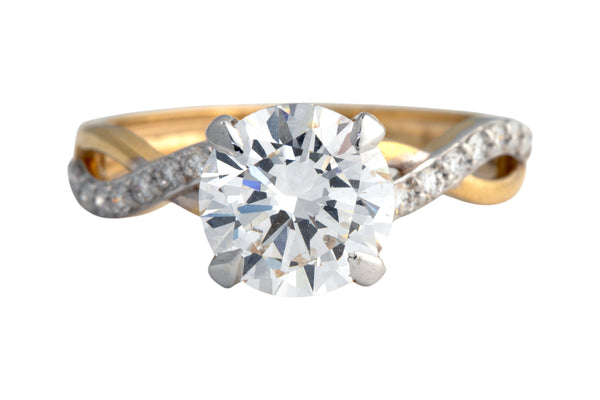 18K Hallmarked Gold | Lab Grown Diamond Ladies Ring LRSJ1046